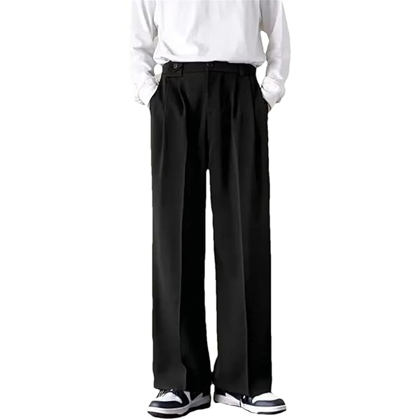 BLACK LOOSE STRAIGHT SLACKS 2912P スラックス BLACK LOOSE STRAIGHT SLACKS 2912P スラックス
